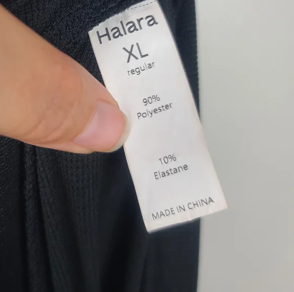 Halara Breezeful Black Crossover High Waisted Quick Dry Yoga Joggers XL - Picture 13 of 15